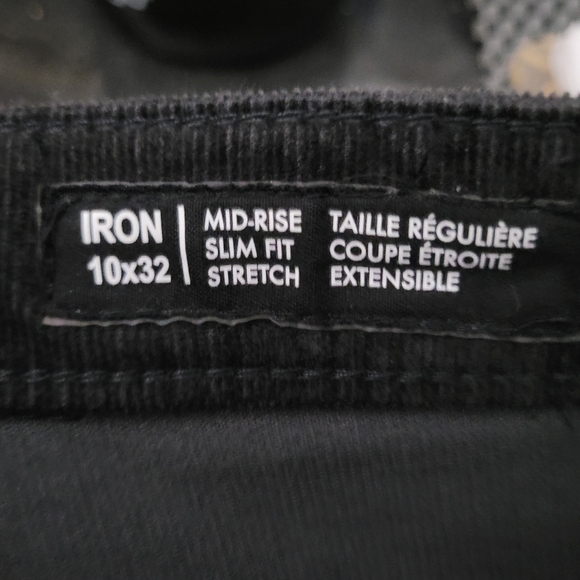 BUFFALO | Iron mid rise slim fit stretch micro corduroy pants - Picture 7 of 9